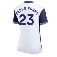 Tottenham Hotspur Pedro Porro #23 Fotballklær Hjemmedrakt Dame 2024-25 Kortermet